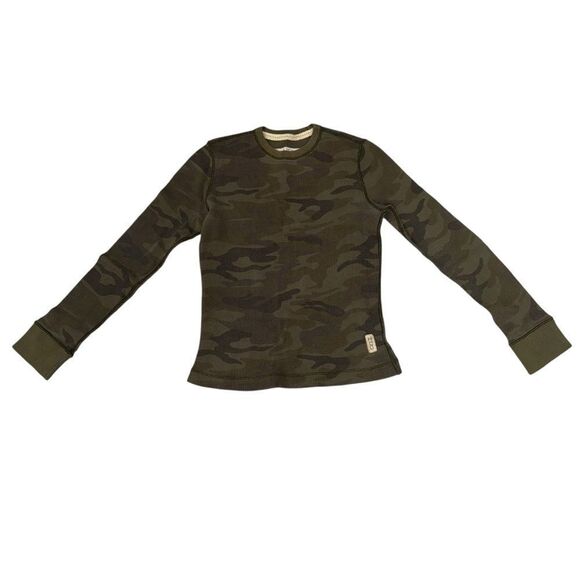 Hollister camouflage Green Long Sleeve Tee Performance Fit 100% Cotton size M - Picture 8 of 8
